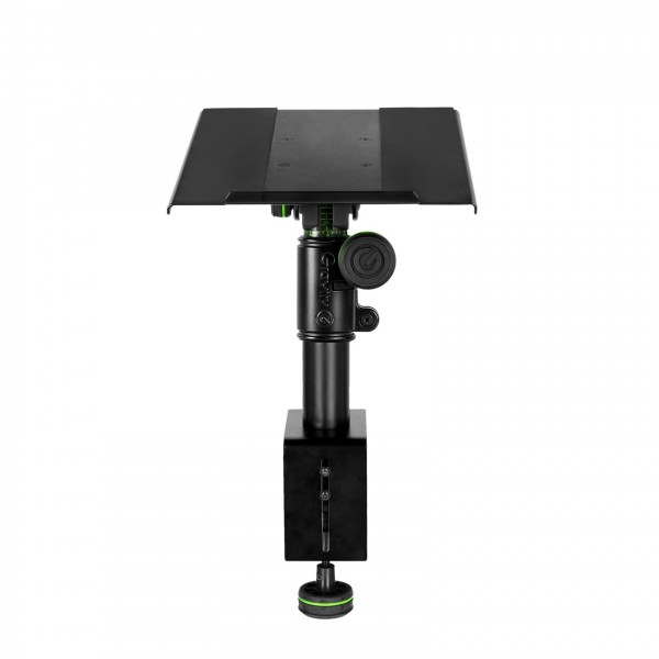 Gravity SP3102TM Flexible Studio Monitor Stand with Table Clamp - front