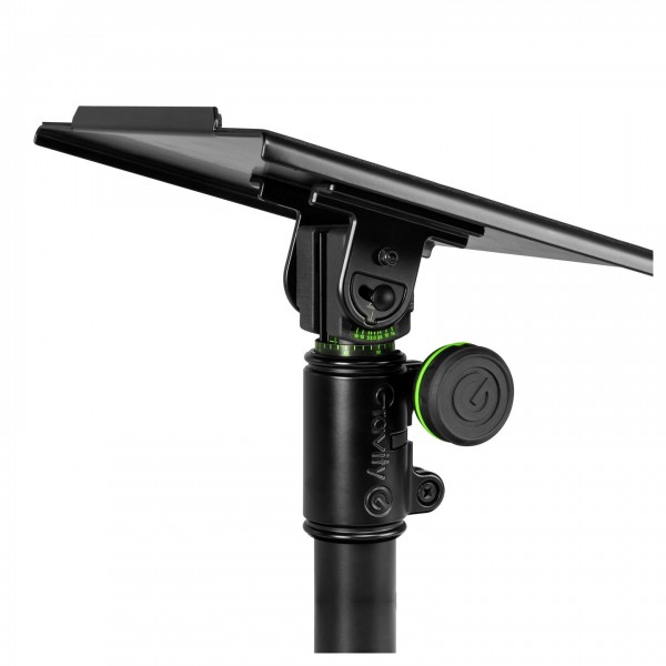Gravity SP3102TM Flexible Studio Monitor Stand with Table Clamp - closuep