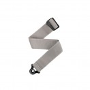 D'Addario PWSAL405 Auto Lock Polypro Guitar Strap, Silver