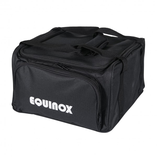 Equinox Colour Raider Lithium Battery Uplighter Pack, Chrome - Bag, Closed
