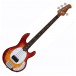 Sterling StingRay RAY34 Flame Maple Bass, Heritage Cherry Burst