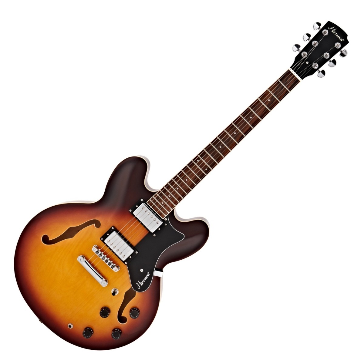Click to view product details and reviews for Hartwood Revival Semi Acoustic Guitar Sunburst.