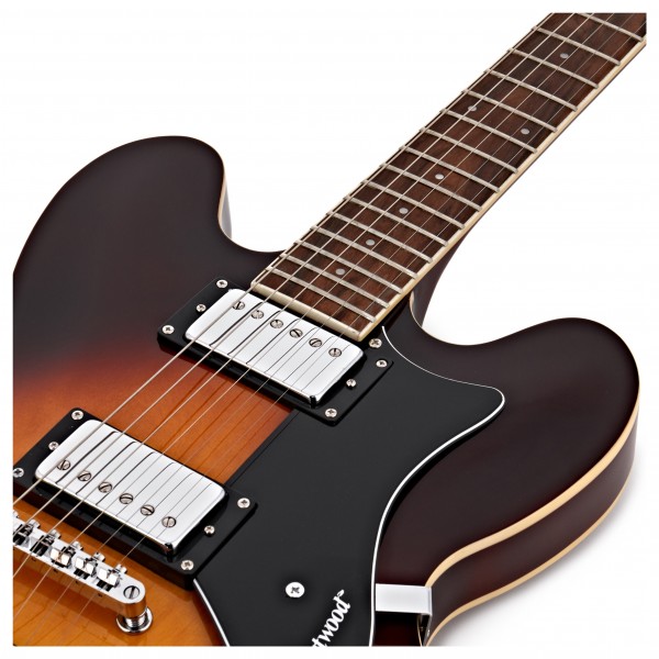 Hartwood Revival Semi Acoustic Guitar, Sunburst