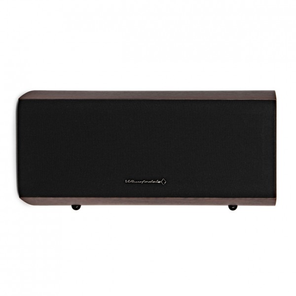 Wharfedale Diamond 9.CS Walnut Centre Speaker Front View With Grille