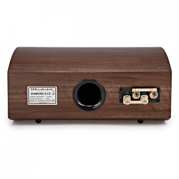 Wharfedale Diamond 9.CS Walnut Centre Speaker Back View