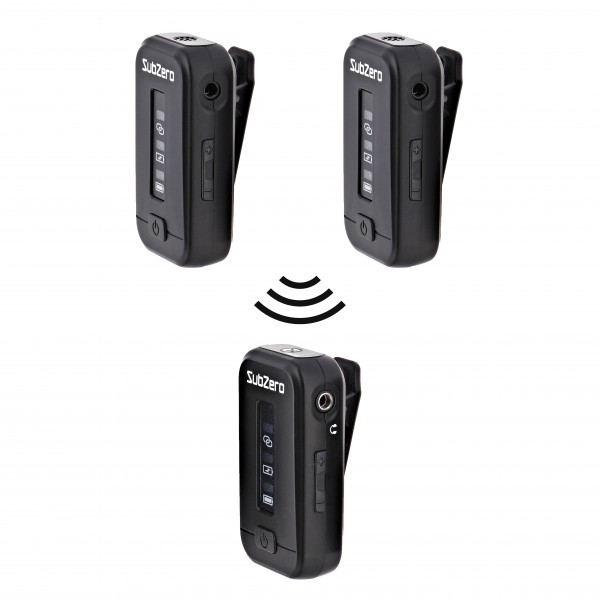 SubZero Voxlink Dual Portable Wireless Microphone System