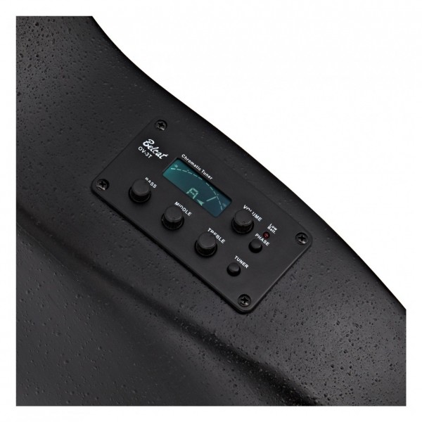 Roundback Electro Acoustic Bass Guitar by G4M, Black - NearlyNew
