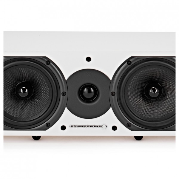 Wharfedale Diamond 9.CS Centre Speaker, White Front View 2