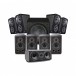 Denon AVC-X4700H AV Receiver & Diamond 5.1.4 Speaker Package, Black