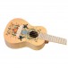 Ortega Art Series Concert Ukulele, Catalpa Egypt body angle