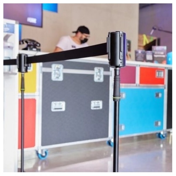 Gravity SABELT1BSET1 Retractable Crowd Barrier Cassettes with Bag - Lifestyle