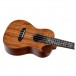 Ortega Elite Series Electro-Acoustic Concert Ukulele, Acacia Natural body angle 