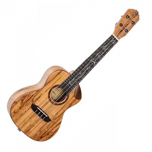 Ortega Elite Series Electro-Acoustic Concert Ukulele, Spalted Natural