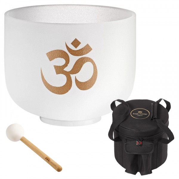 Meinl Sonic Energy 8" Crystal Singing Bowl Set with Mallet & Bag, OM