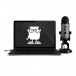 Blue Yeti With Laptop