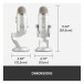 Blue Yeti Microphone - Dimensions