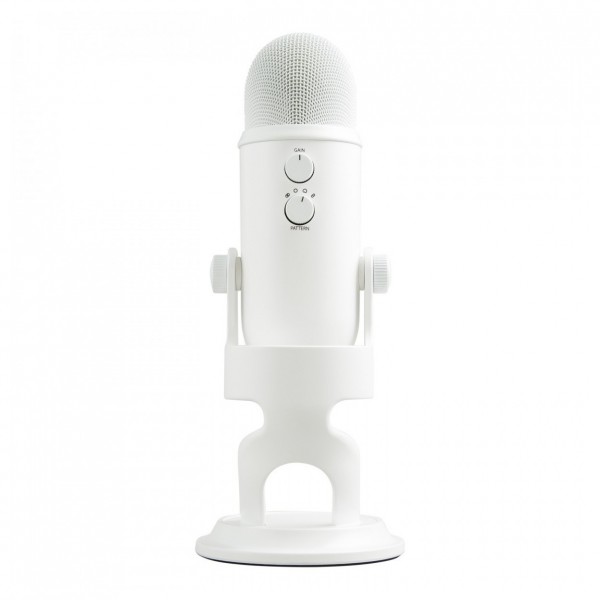 Blue Yeti ホワイトミスト USBマイク DISC Blue Yeti USB White Out Microphone Bundle with Headphones at