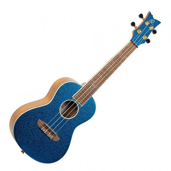 Ortega Element Series Concert Ukulele, Metallic Blue