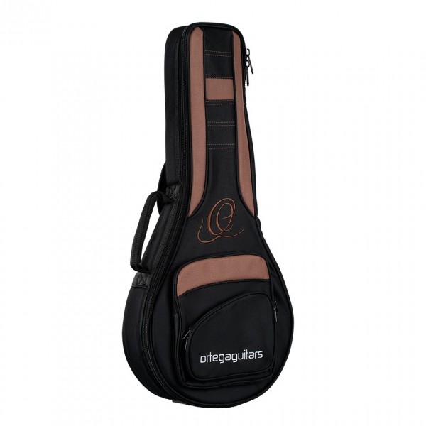 Ortega Pro Series Standard Size Mandolin Bag, Brown/Black