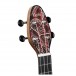 Keiki K2 Series Acoustic Soprano Ukulele, Red Kaleidoscope head