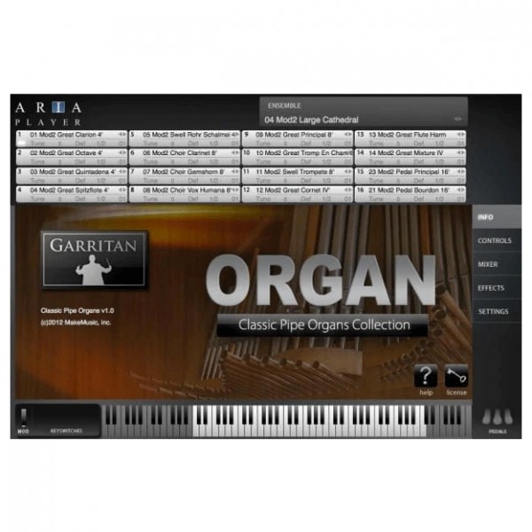 Garritan Classic Pipe Organs Plug-in