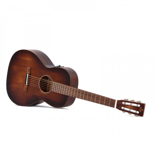 Sigma 00M-15SE 00 Size Electro Aged, Distressed Satin Natural  lying down