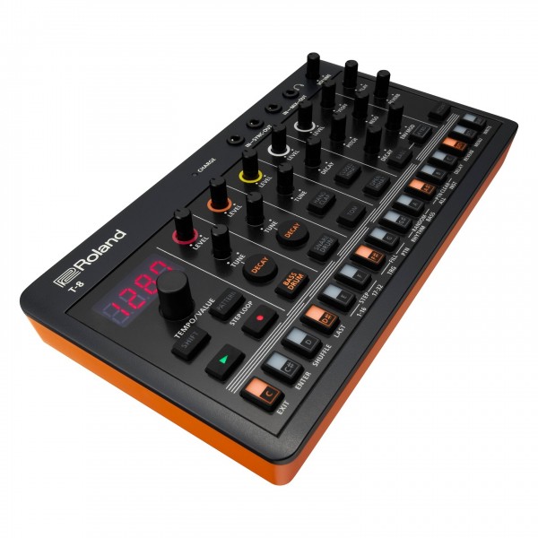 Roland Aira T-8 Beat Machine - Angled