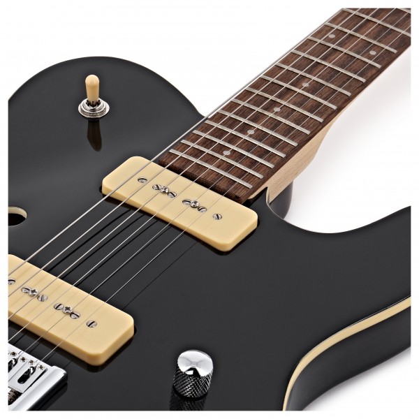 SubZero Paradigm Semi-Hollow Electric Guitar, Black