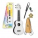 Keiki K2 Series Soprano Ukulele, Silent Clouds