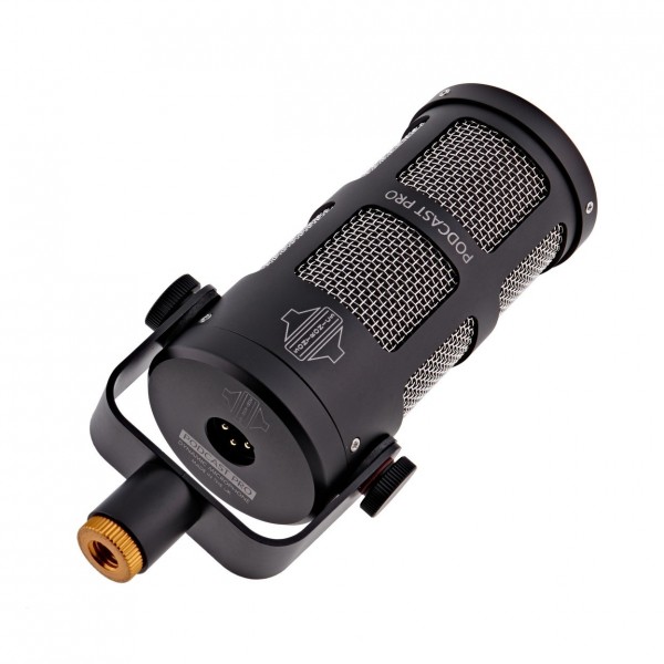 Sontronics Podcast Pro Microphone, Black - Angle