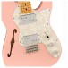 Fender DE Vintera 70s Telecaster Thinline, Shell Pink close up