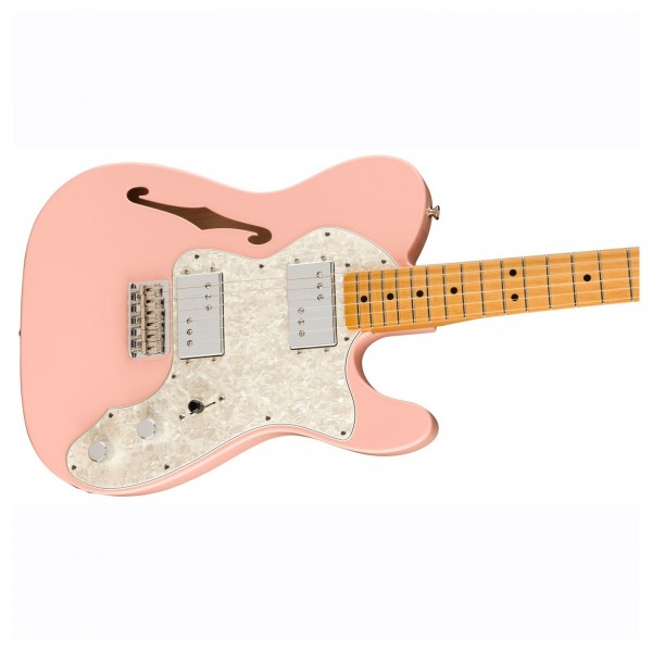 Fender DE Vintera 70s Telecaster Thinline, Shell Pink at Gear4music