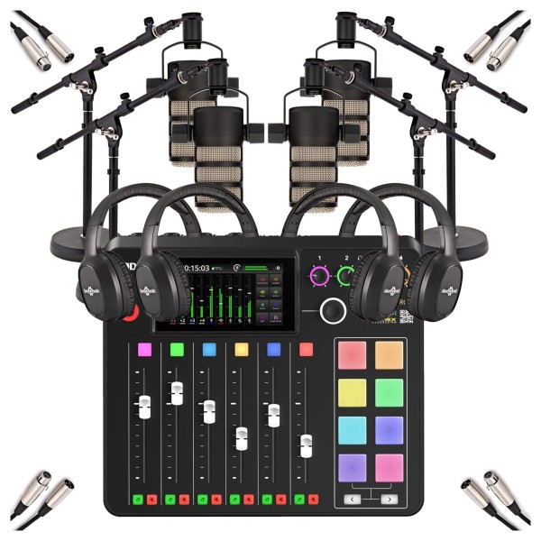 Rode Rodecaster Pro II Quad Bundle