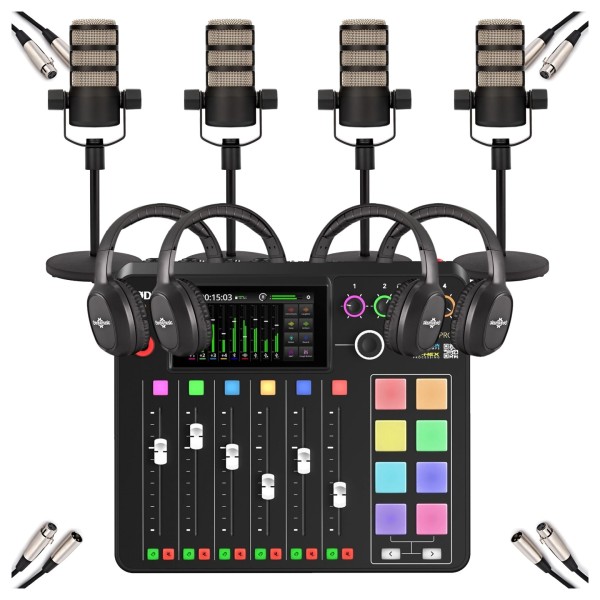Rode Rodecaster Pro II Quad Bundle at Gear4music