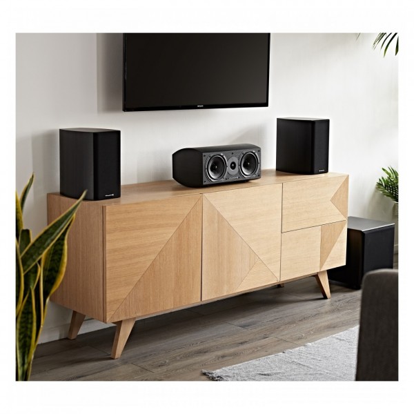 Wharfedale Diamond 9.1 HCP 5.1 Speaker Package, Black Lifestyle View