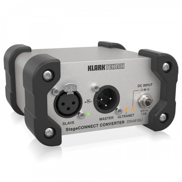 Klark Teknik DN4816U Bus-Powered StageCONNECT Interface Bridge - Left
