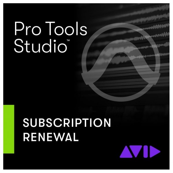 Pro Tools | Studio 1-Year Subscription Renewal