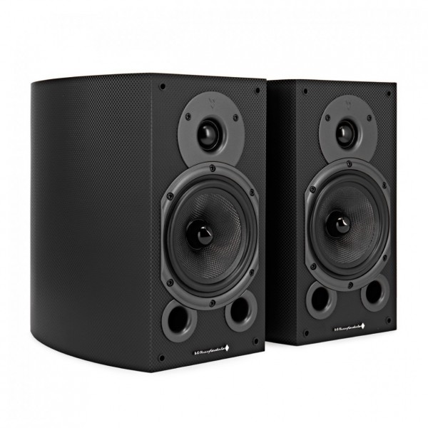 Wharfedale Diamond 9.1 HCP 5.1 Speaker Package, Carbon Fibre Bookshelf View