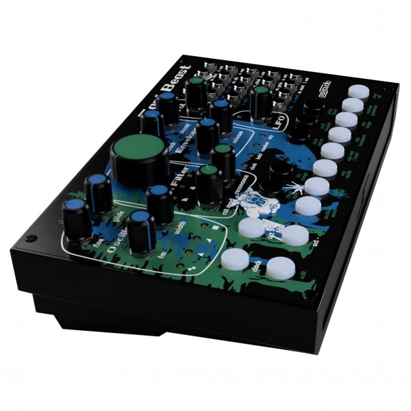 Cre8audio East Beast Desktop Modular Synthesizer - Angled 3