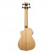 Ortega Electro Ukelele Bass Short Scale, Solid Bamboo Natural back