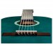 Ortega Student Series Acoustic, Ocean Blue bridge