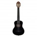 Ortega Onyx Series Tenor Ukulele, Black front upright