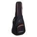 Ortega Onyx Series Tenor Ukulele, Black gig bag