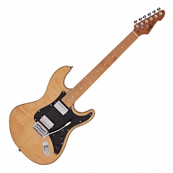 LA Select Electric Guitar By Gear4music, Natural Flame - B-Stock