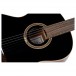 Ortega Performer Series Slim Neck Electro Acoustic, Black body close