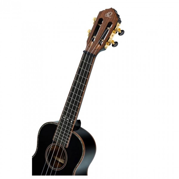 Ortega Onyx Series Concert Ukulele, Black neck