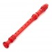 Descant Recorder with Cleaning Rod, Red