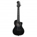 Ortega Horizon Series Electro-Acoustic Concert Ukulele, Black Sparkle front upright