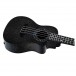 Ortega Horizon Series Electro-Acoustic Concert Ukulele, Black Sparkle body