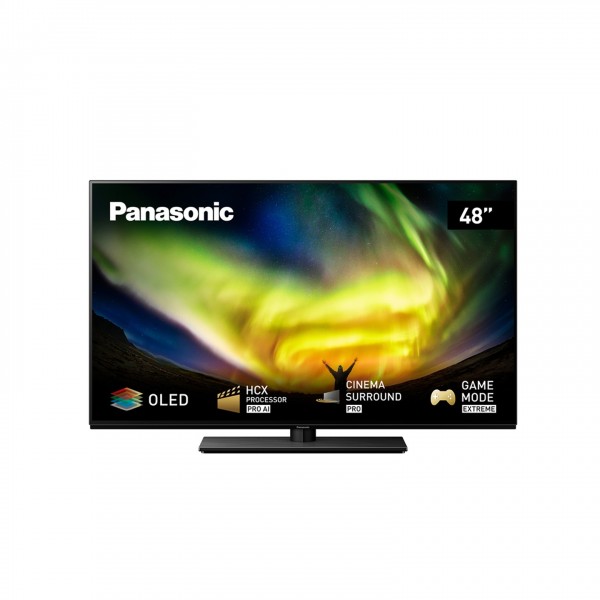 Panasonic TX-48LZ980B 48" 4K OLED TV - Front, with Logos